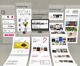 طراحی وبسایت احسان افتخاری انگلیسی